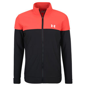 Trainingsjacke "Sportstyle Pique" Stehkragen, Kinnschutz, für Herren, schwarz/rot, L bei Karstadt Sports Online