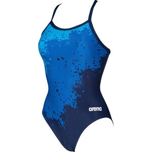 Damen Sport Badeanzug Spraypaint, navy/blau, 36 bei Karstadt Sports Online