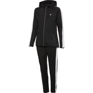 Damen Jogginganzug 1910-A01, schwarz/weiß, 40 bei Karstadt Sports Online