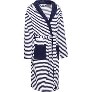 Bademantel, gestreift, für Damen, navy/weiß, XS bei Karstadt Sports Online
