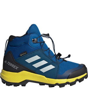 GoreTex Outdoorschuhe "Terrex Mid", wasserdicht, für Kinder, blau/gelb, 37 1/3 bei Karstadt Sports Online