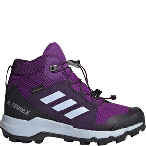 GoreTex Outdoorschuhe "Terrex Mid", wasserdicht, für Kinder, lila/schwarz, 36 2/3 bei Karstadt Sports Online