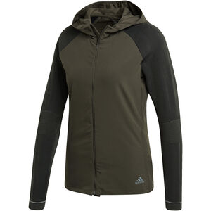 Runningjacke PHX II, Kapuze, Reißverschlusstaschen, langärmelig, für Damen, khaki/schilfgrün, L bei Karstadt Sports Online