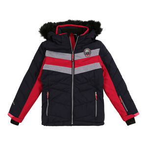 Skijacke "Joyce", atmungsaktiv, wasserdicht, abnehmbarer Kunstfellkragen, für Mädchen, blau, 152 bei Karstadt Sports Online