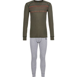 Herren Active Warm Wäsche Set "X Mas", oliv/grau XXL bei Karstadt Sports Online