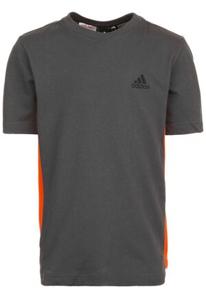 ID, Trainingsshirt "Tee 2", für Jungen, anthrazit/rot, 176 bei Karstadt Sports Online