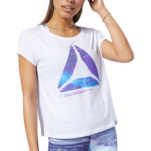 T-Shirt, locker, für Damen, weiß, M bei Karstadt Sports Online