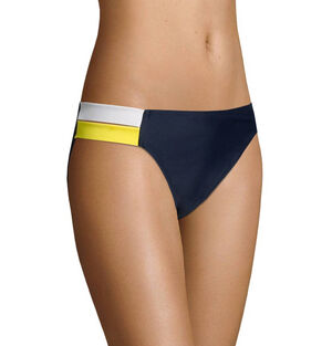 Bikini Hose, Kontrast-Details, Cut-Outs, dunkelblau, 40 bei Karstadt Sports Online