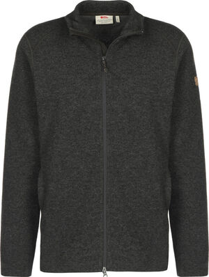 Herren Fleecejacke, High Coast Wool, schmutzabweisend, schnell trocknend, dunkelgrau, L bei Karstadt Sports Online