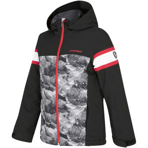 Skijacke "Aliam", wasserdicht, winddicht, atmungsaktiv, Schneefang, für Kinder, schwarz/grau, 140 bei Karstadt Sports Online