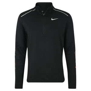 Laufshirt, Langarm, schnelltrocknend, Reflektor, für Herren, schwarz, M bei Karstadt Sports Online