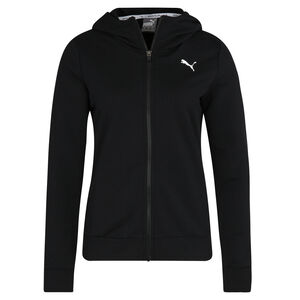 Trainingsjacke, Kapuze, Label-Print, für Damen, schwarz, S bei Karstadt Sports Online