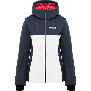 Skijacke "Sapporo", Kapuze, Kunstfell abnehmbar, für Damen, dunkelblau/weiß, 38 bei Karstadt Sports Online