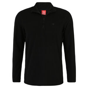 Fleecepullover, schnelltrocknend, unifarben, für Herren, schwarz, L bei Karstadt Sports Online