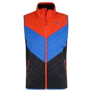 Steppweste "Jaal", winddicht, atmungsaktiv, für Herren, schwarz-rot-blau, 52 bei Karstadt Sports Online