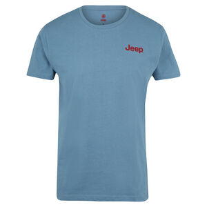 T-Shirt, Baumwolle, Rundhals, Label-Print, für Herren, hellblau, M bei Karstadt Sports Online