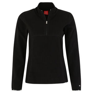 Langarmshirt, Fleece, schnelltrocknend, für Damen, schwarz, L bei Karstadt Sports Online