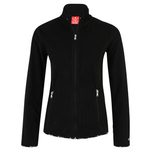 Fleecejacke, Athletic-Fit, schnelltrocknend, für Damen, schwarz, XL bei Karstadt Sports Online