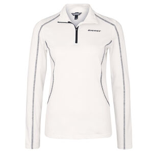Langarmshirt "Jemilki", Flachnähte, Stehkragen, Kinnschutz für Damen, weiß, 38 bei Karstadt Sports Online