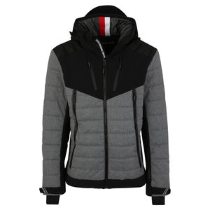 Skijacke "Kalasatama", wasserdicht, winddicht, atmungsaktiv, Kapuze, für Herren, grau/schwarz, 48 bei Karstadt Sports Online