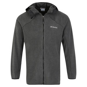 Fleecejacke "Tough Hiker", Kapuze, gemustert, für Herren dunkelgrau, L bei Karstadt Sports Online