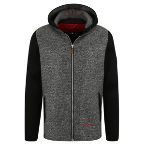 Jacke "Hochstein", Strickfleece, wärmeregulierend, für Herren, grau-schwarz, 52 bei Karstadt Sports Online