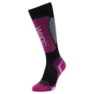 Skistrümpfe "W06", Merino Comfort, Komfortbund, Wadenprotektor, schwarz/hellmagenta, 39-41 bei Karstadt Sports Online