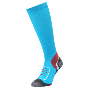Skistrümpfe "W07", Soft Kompression, Knöchelprotektor, Komfortbund, türkis/rot, 36-38 bei Karstadt Sports Online