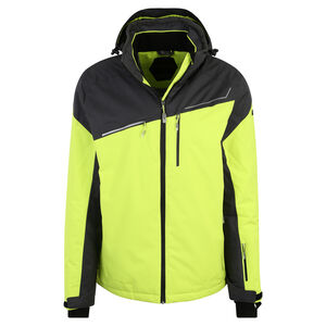 Skijacke "Den", atmungsaktiv, wasserdicht, winddicht, Reflektoren, Schneefang, für Herren, limettengrün, XL bei Karstadt Sports Online