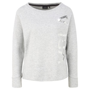 Sweatshirt "Sanura", Metallic-Print, Raglanärmel, für Damen, hellgrau, XL bei Karstadt Sports Online