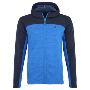 Fleecejacke "Kempten", wärmend, feuchtigkeitsregulierend, Kapuze, für Herren, navy/royalblau, 56 bei Karstadt Sports Online