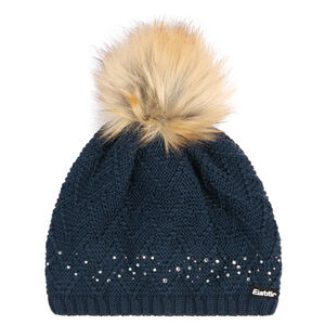 Mütze "Isabella", Strick, Strassstein-Besatz, für Damen, navy bei Karstadt Sports Online