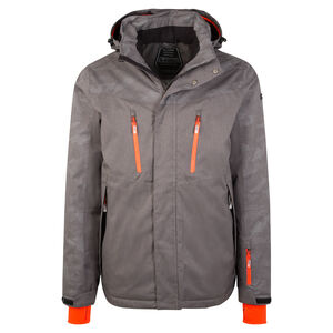 Skijacke, wasser- und winddicht, atmungsaktiv, für Herren, dunkelgrau, XL bei Karstadt Sports Online