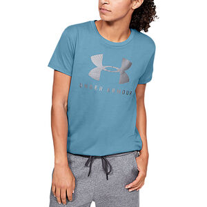 T-Shirt "Sportstyle" Feuchtigkeitstransport, schnelltrocknend, für Damen, azur, M bei Karstadt Sports Online