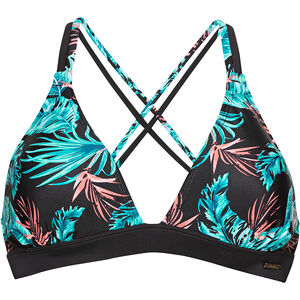 Bikini-Top "Micky",  Triangel, für Damen, schwarz/türkis, 40 bei Karstadt Sports Online
