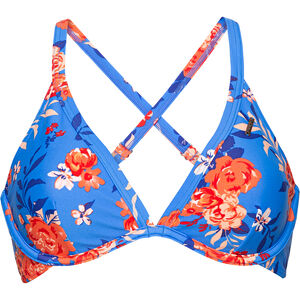 Bikini-Top "Bluebell, mit Bügel, für Damen, blau/orange, 42C bei Karstadt Sports Online