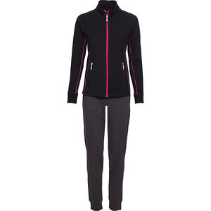 Trainingsanzug, bequem, für Damen, schwarz/grau, 46 bei Karstadt Sports Online