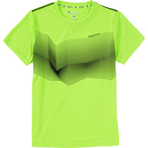 T-Shirt, Rundhalsausschnitt, für Kinder, neongrün, 176 bei Karstadt Sports Online