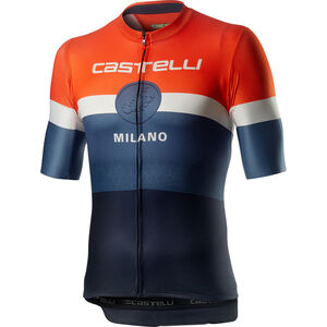 T-Shirt "Milano Jerse", YKK®-Reißverschluss, für Herren, blau/weiß/rot, M bei Karstadt Sports Online
