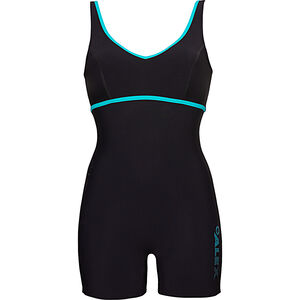 Badeanzug für Damen, schwarz/türkis, 40 bei Karstadt Sports Online