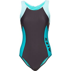 Badeanzug "Dam" für Damen, schwarz/türkis, 38 bei Karstadt Sports Online