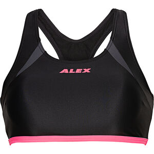 Bikini "Bustier" für Damen, schwarz/pink, 40 bei Karstadt Sports Online
