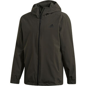 Regenjacke "3 Streifen", für Herren, dunkelgrün, XL bei Karstadt Sports Online