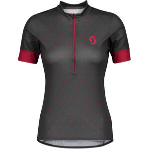 Radtrikot "Endurance 20", kurzarm, athletische Passform, für Damen, grau/rot, XS bei Karstadt Sports Online