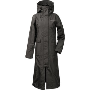 Regenmantel "Sissel", verstellbare Kapuze, verstellbare Manschetten, Zwei-Wege-Reißverschluss, für Damen, schwarz, 36 bei Karstadt Sports Online