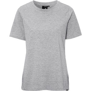 T-Shirt "Unni", Bio-Baumwolle, klassisch, für Damen, grau meliert, 34 bei Karstadt Sports Online