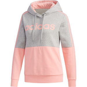 Kapuzenpullover "Essentials Colorblock Hooded", für Damen, rosa/grau bei Karstadt Sports Online