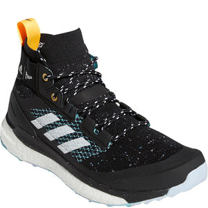 Wanderschuhe "Terrex Free Hiker Parley", halbhoch geschnitten, nachhaltig, für Damen, schwarz/weiß, 38 bei Karstadt Sports Online