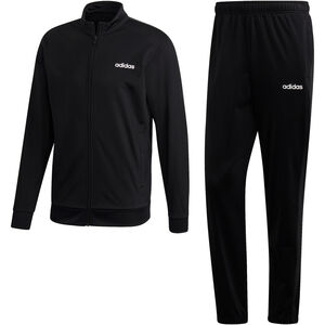 Trainingsanzug, Stehkragen, Gummibund, schmal zulaufende Beinform, für Herren, schwarz, XL bei Karstadt Sports Online