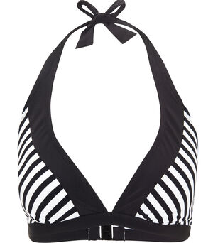 Bikini-Top, Neckholder, für Damen, schwarz/weiß, 42B bei Karstadt Sports Online
